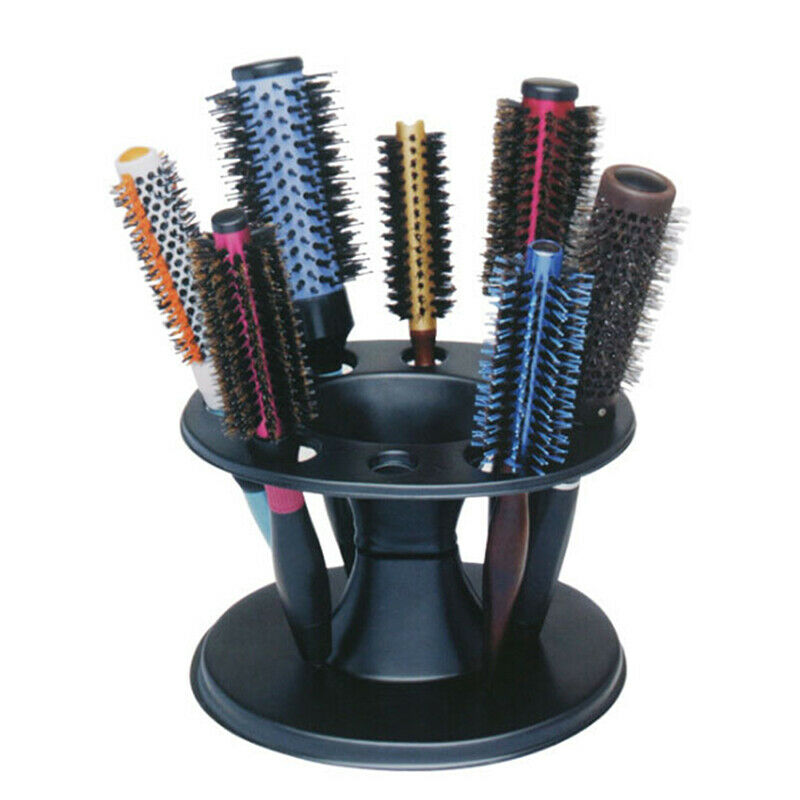 Storage Rack Barber Tools Professional Hair Salon Comb Scissor Box Display S_DD