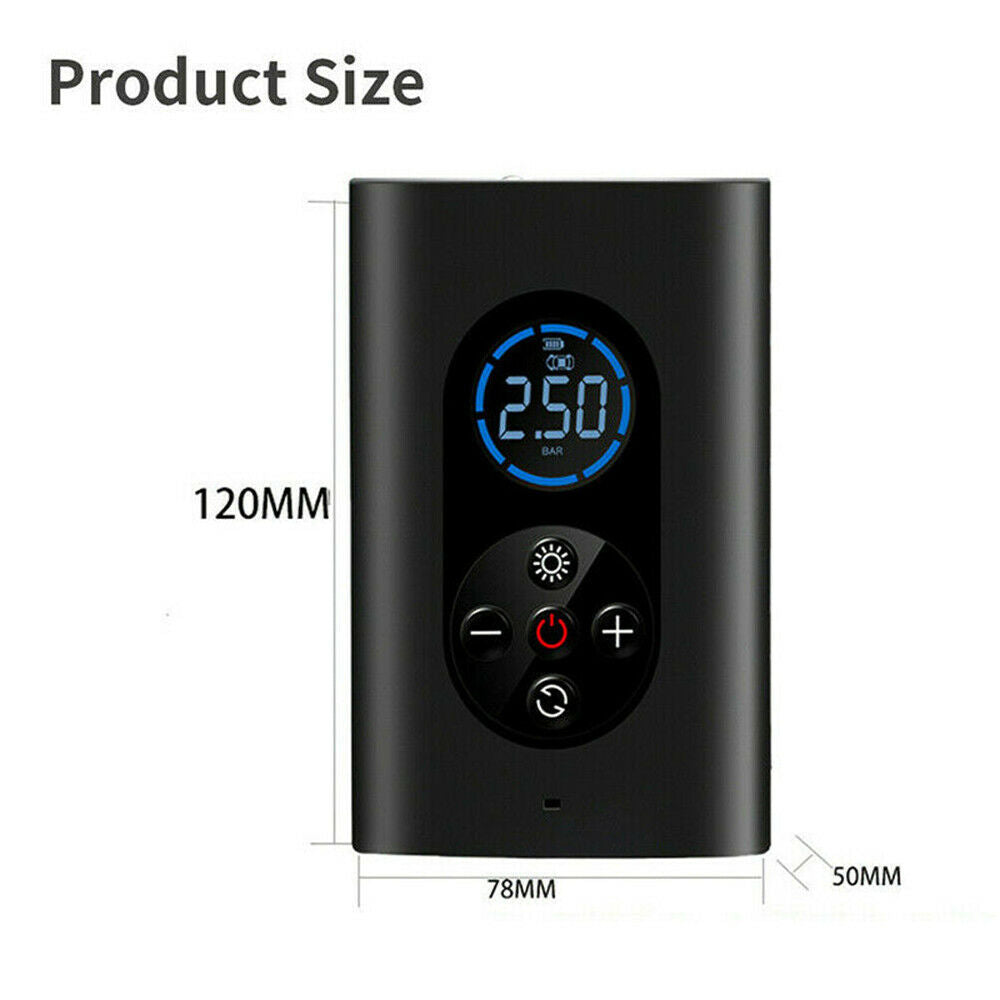 150PSI Portable Air Pump Wireless Air Electric Tire Inflator Car Rechargeable