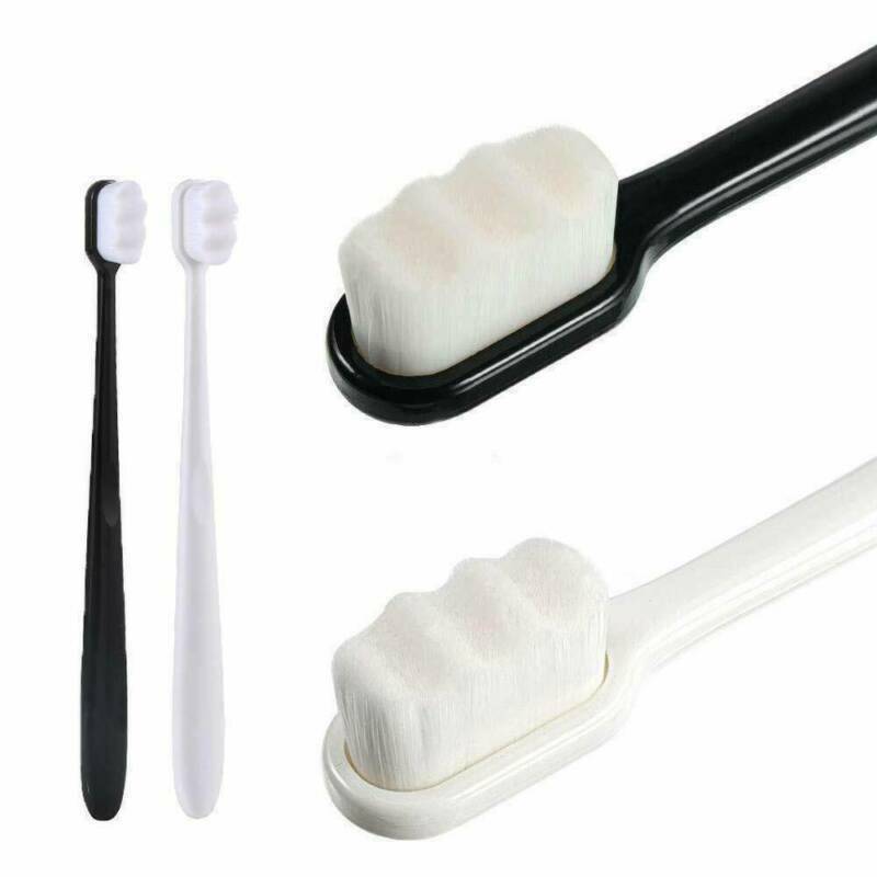 4pcs Super-Soft Toothbrushes For Sensitive Gums Micro-Nano Manual Toothbrush Set