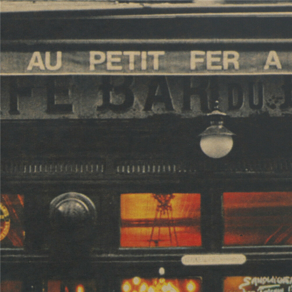 couple paris cafe kraft paper poster customer bedroom background wall sti.l8