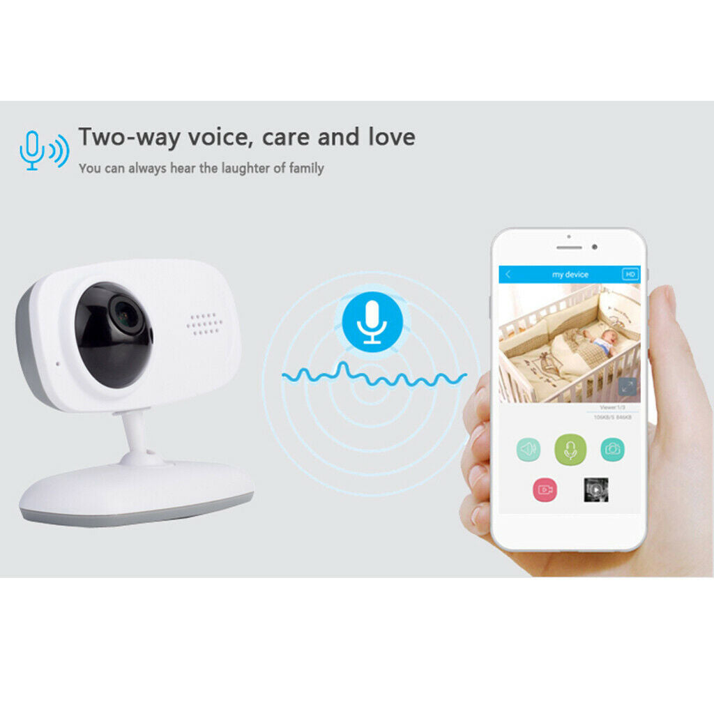 P2P Wireless Security Camera 720P WiFi Home Cam for Baby Night Vision AU
