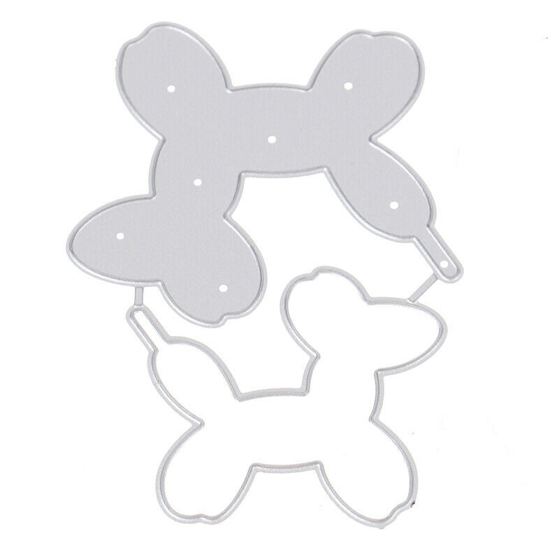 Balloon Dog Shaker Metal Cutting Dies Scrapbook Paper Craft Decoration DiesY BD