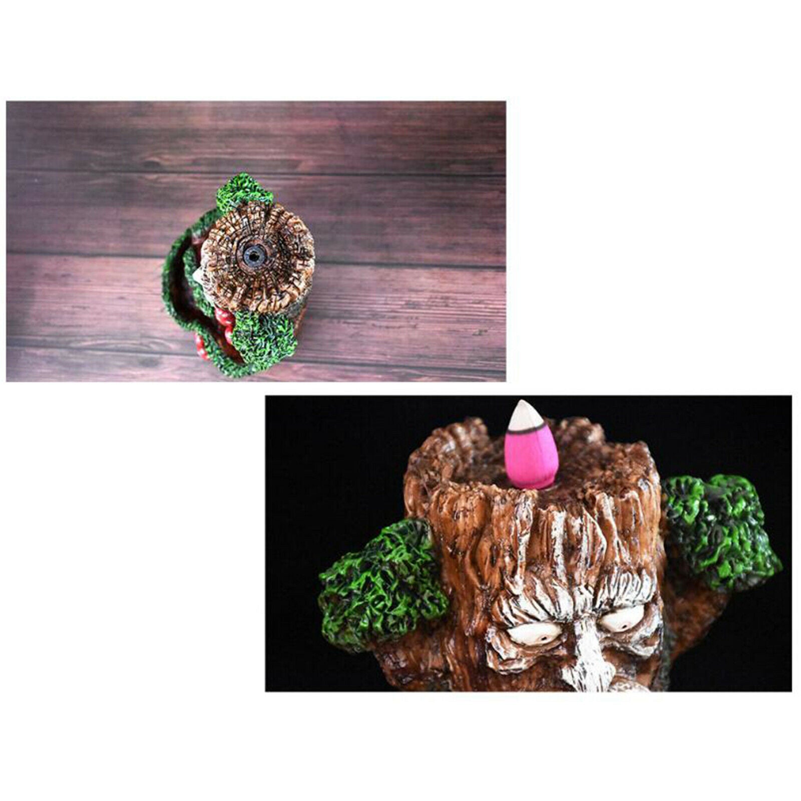 Backflow Incense Censer Waterfall Burner Holder Aromatherapy Yoga Home Decor