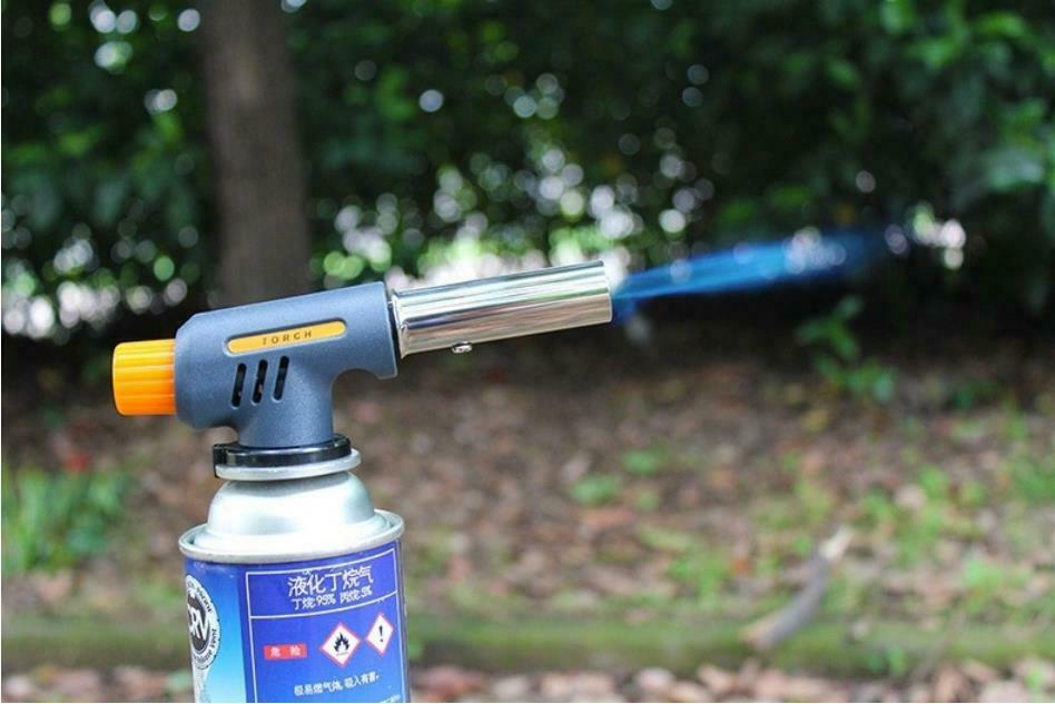 Outdoor Portable Ignition Butane Gas Torch Welding BBQ Flame Gun Lighter Burner