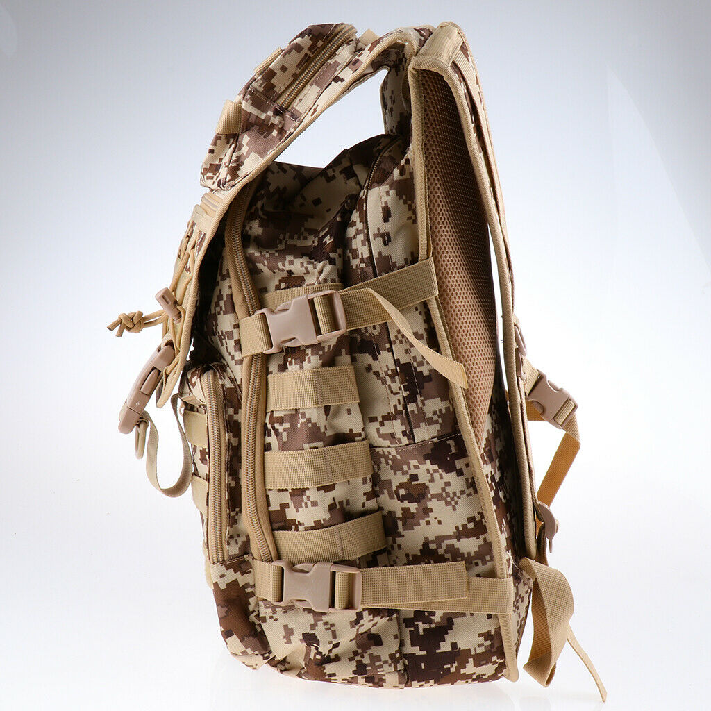 Oxford Cloth Waterproof Outdoor Backpack Rucksack Daypack Sand Digital