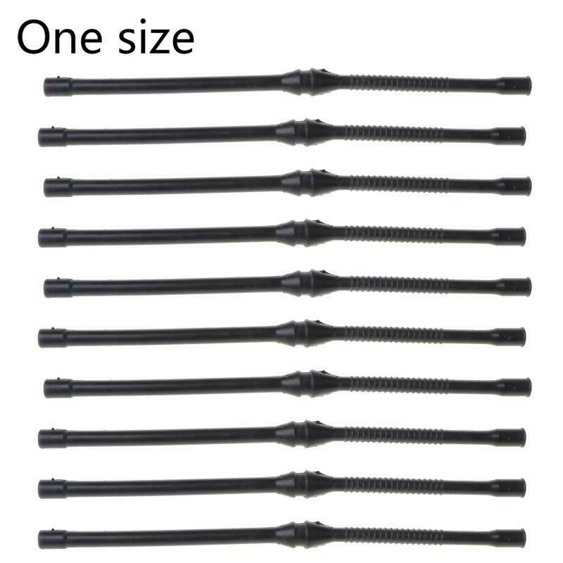 10X Black Fuel Hose Pipe For Chinese Chainsaw 4500 5200 5800 45cc 52cc MT-9999