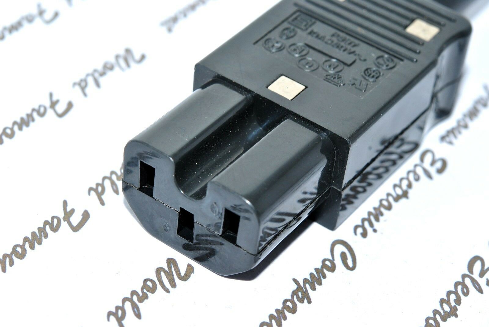 1pcs- SCHURTER P597 IEC 10A 250Vac  Re-wireable Female Plug -Connector