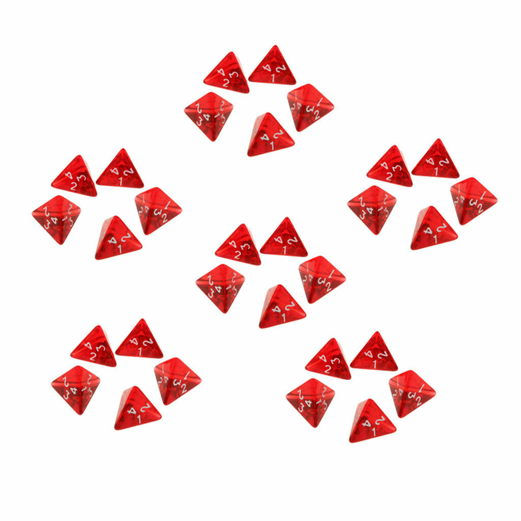 30 Pieces Polyhedral Dice Set Dice Family for TRPG Lovers Gaming Gift
