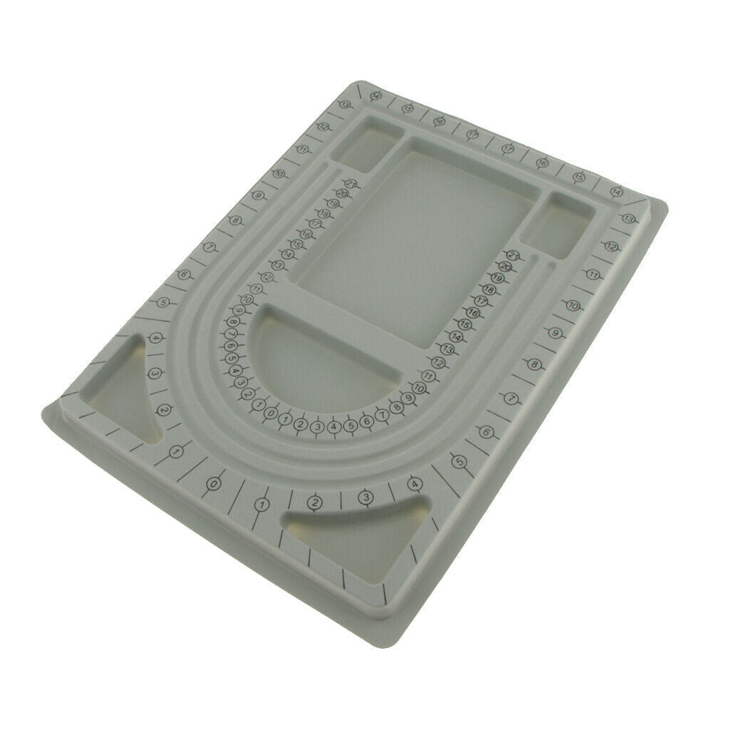 Plastic Flocked Beading Bead Board Bracelet Design Tray Jewelry Making Tools