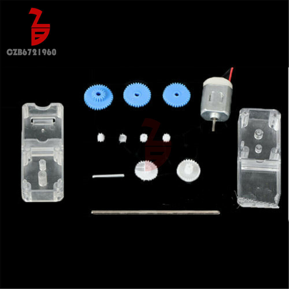 1:94 Mini Biaxial Gear Motor w/ Plastic Shell Box For DIY RC Car Robot Boat