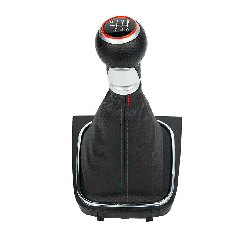 1x 6 Speed Stick Gear Shift Knob Shifter For VW Golf 5 MK5 6 MK6 GTI GTD R32 R20