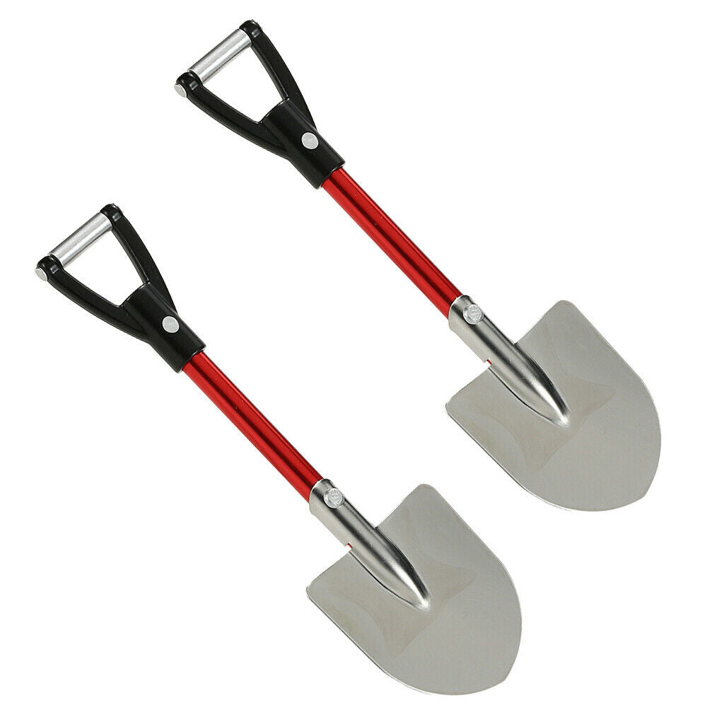 2Pcs 105m Length Metal Shovel for 1/10 Scale Rock Crawlers Axial SCX10