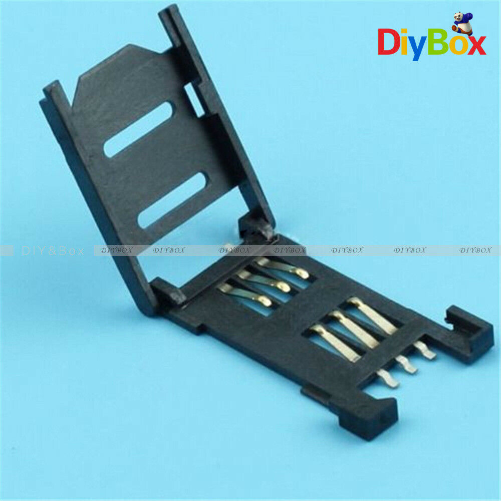 5PCS SIM Card Clamshell Socket For Arduino SIM900 GSM /GPRS Wireless Module