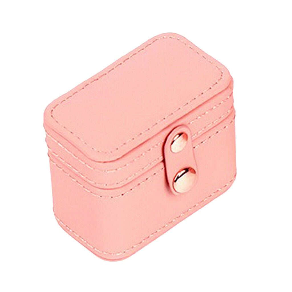 Small Fashion Jewelry Box PU Display Case Storage for Rings Studs Gift Box