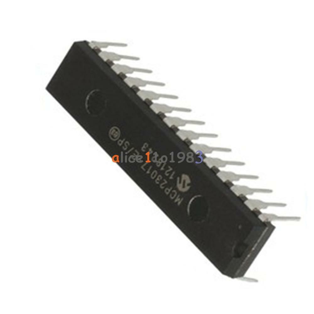 5PCS MCP23017-E/SP DIP-28 16 Bit I / O Expander I2C TOP