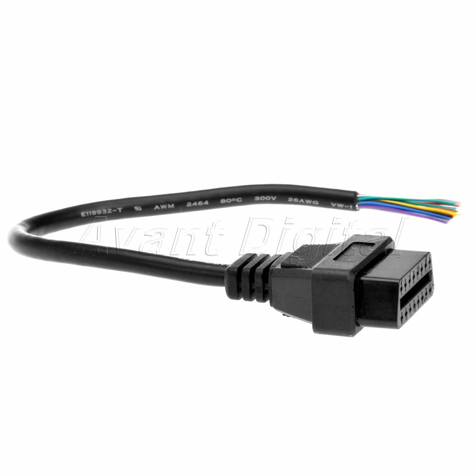 Wholesale 16 Pin Female OBD2 OBD-II Female Extension Connector Diagnostic Cable
