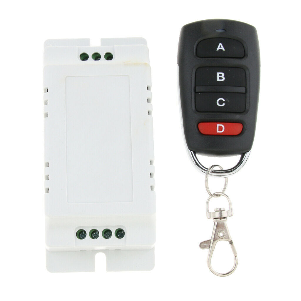 AC85V-250V  10A Relay 4CH Wireless Remote Control Switch Transmitter
