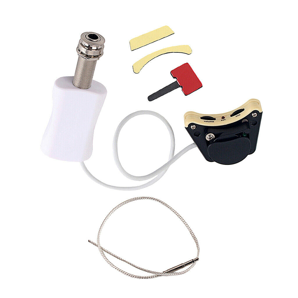 1 Set Ukulele Soundhole Pickup DIY Guitar Parts Beginners/Performers Gifts