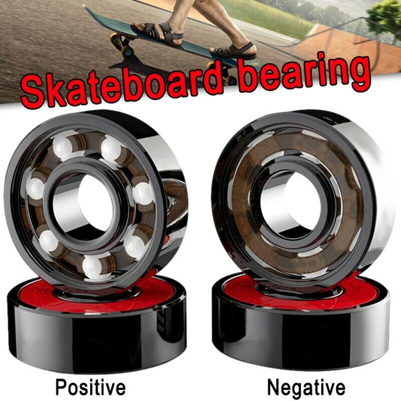 8 Pcs Ceramic Beas High Speed Wear Resistant for Skate Skateboard Wheel Y2H6