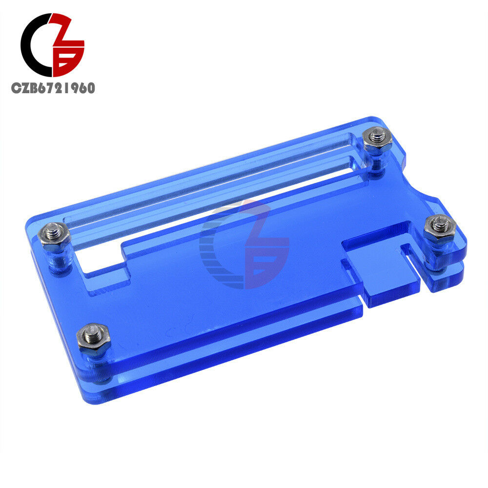 Blue Clear Acrylic Zero Case Shell Protection Box for Raspberry Pi Zero