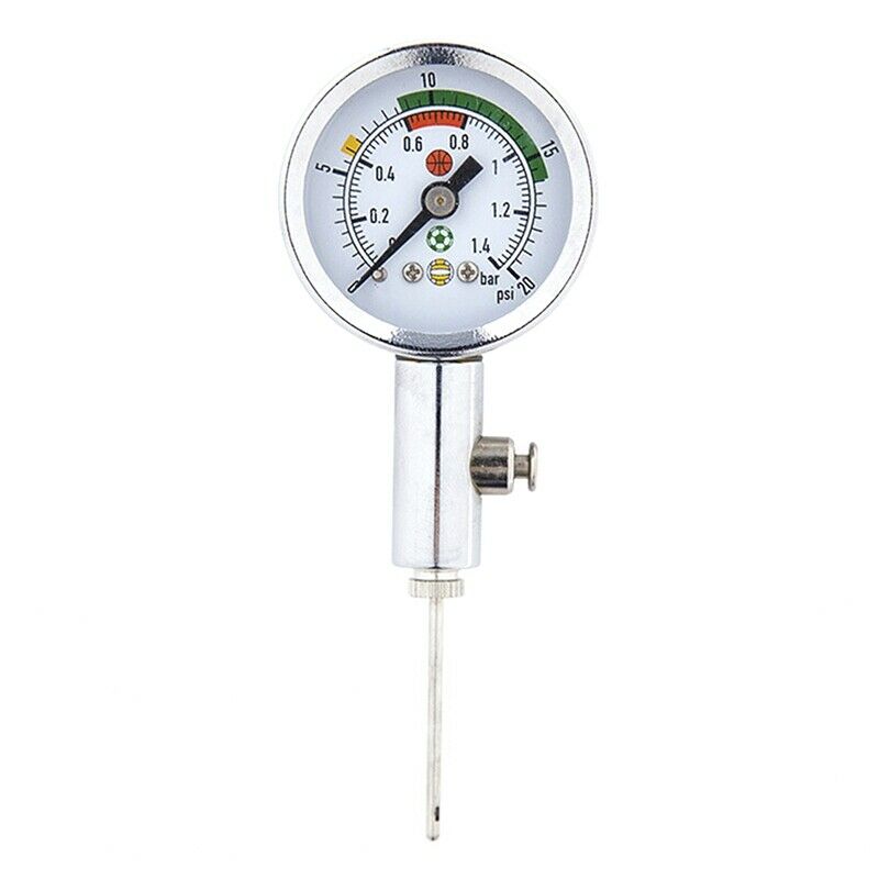 Bicycle Tire Pressure Gauge, Universal Pressure Gauge for Football BasketbalG9Y8