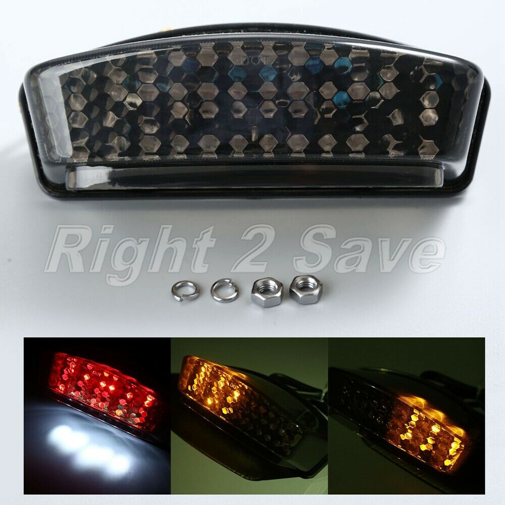 Motorcycle 12V LED Tail Rear Stop Smoke Lamp Light for Ducati Monster 900 94-08