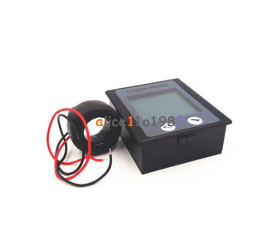 100A AC 260V Digital LCD Panel Voltage Meter Power Energy Ammeter Voltmeter