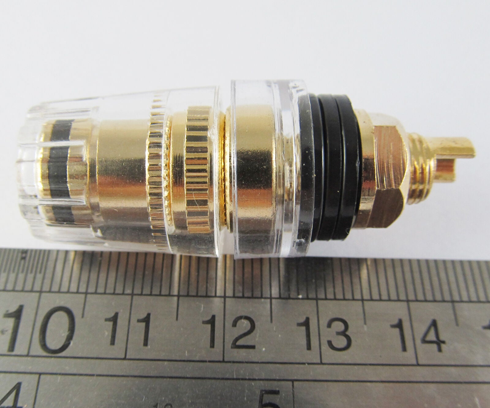12 pcs HIFI Speaker Cable Terminal Copper 4mm banana jack Binding Post 45mm