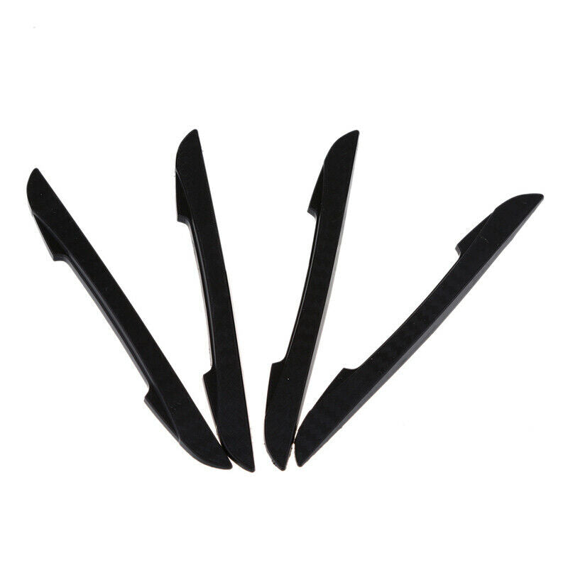 4X Black Car Door Edge Guard Scratch Anti-collision Door Protection Strip