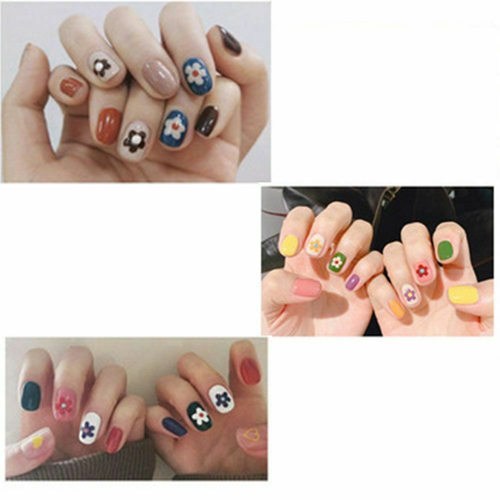 Easy To Use Women Strawberry And Flowers Nail stickers Spring/Summer Decoration