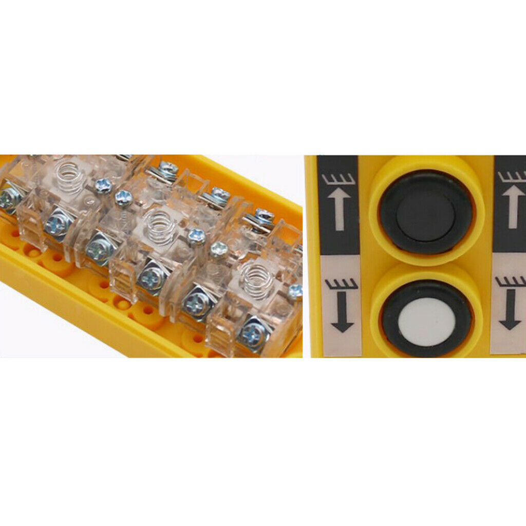 1pc COP2B Crane Button Switch Box Tail Plate Dustproof Durable Plastic