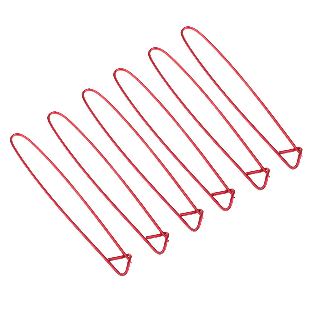 6x Alloy Knit Knitting Needles Stitch Holders Safety Pins Crochet Hooks 20cm
