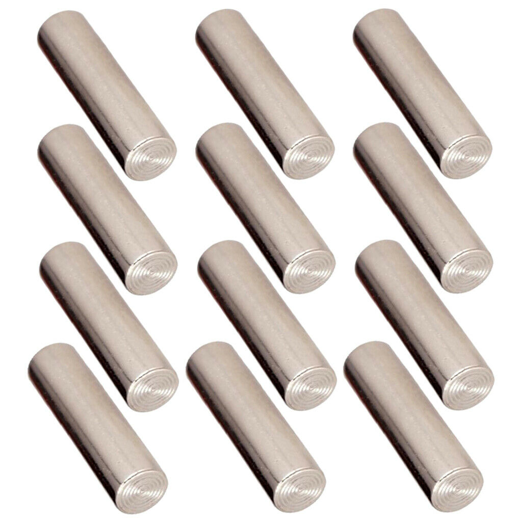 12x Electric Bass Humbucker Pickup Polepiece Slug Pole Magnet Slug Rods 18mm
