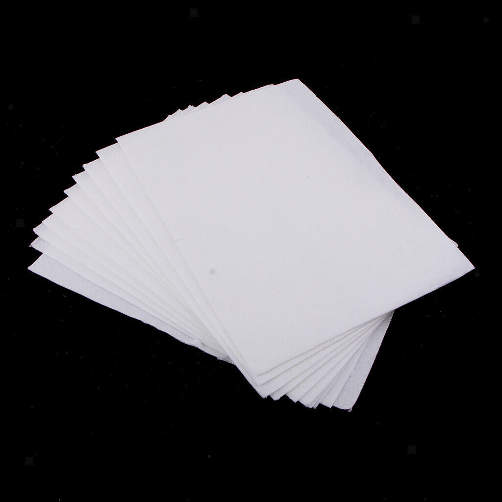 10 Sheets Microwave Kiln Glass Fusing Paper Ceramic Fiber Square Shelf Paper,