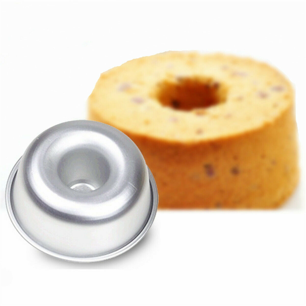 Hollow Chiffon Cake Mold DIY Donut Pan Mould Baking Tin Ring Aluminum Alloy Tool