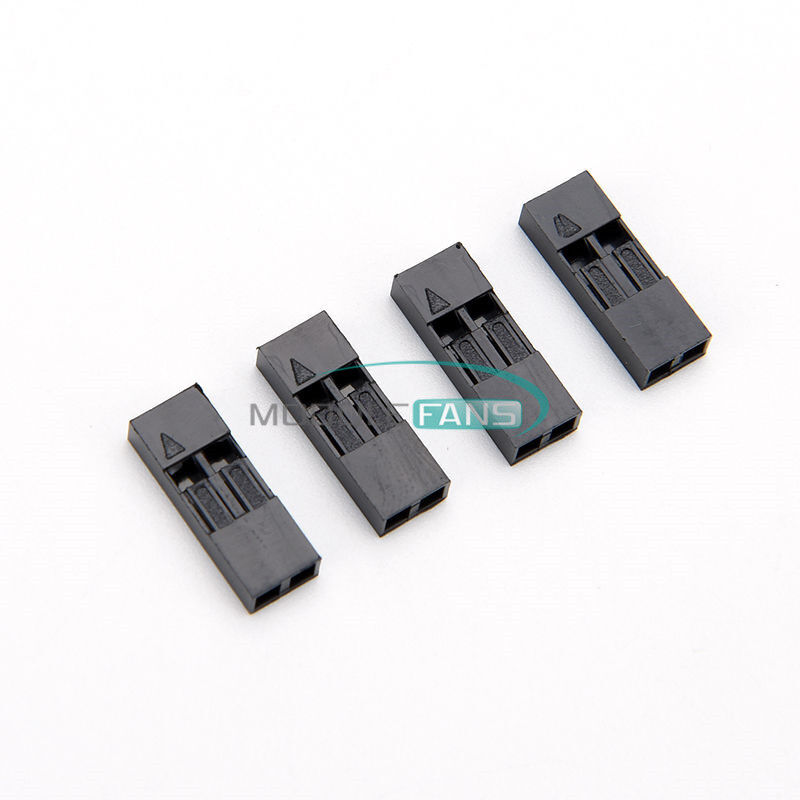 1000Pcs 2P Pitch Dupont Jumper Wire Cable Housing Female Pin Connector 2.54mm