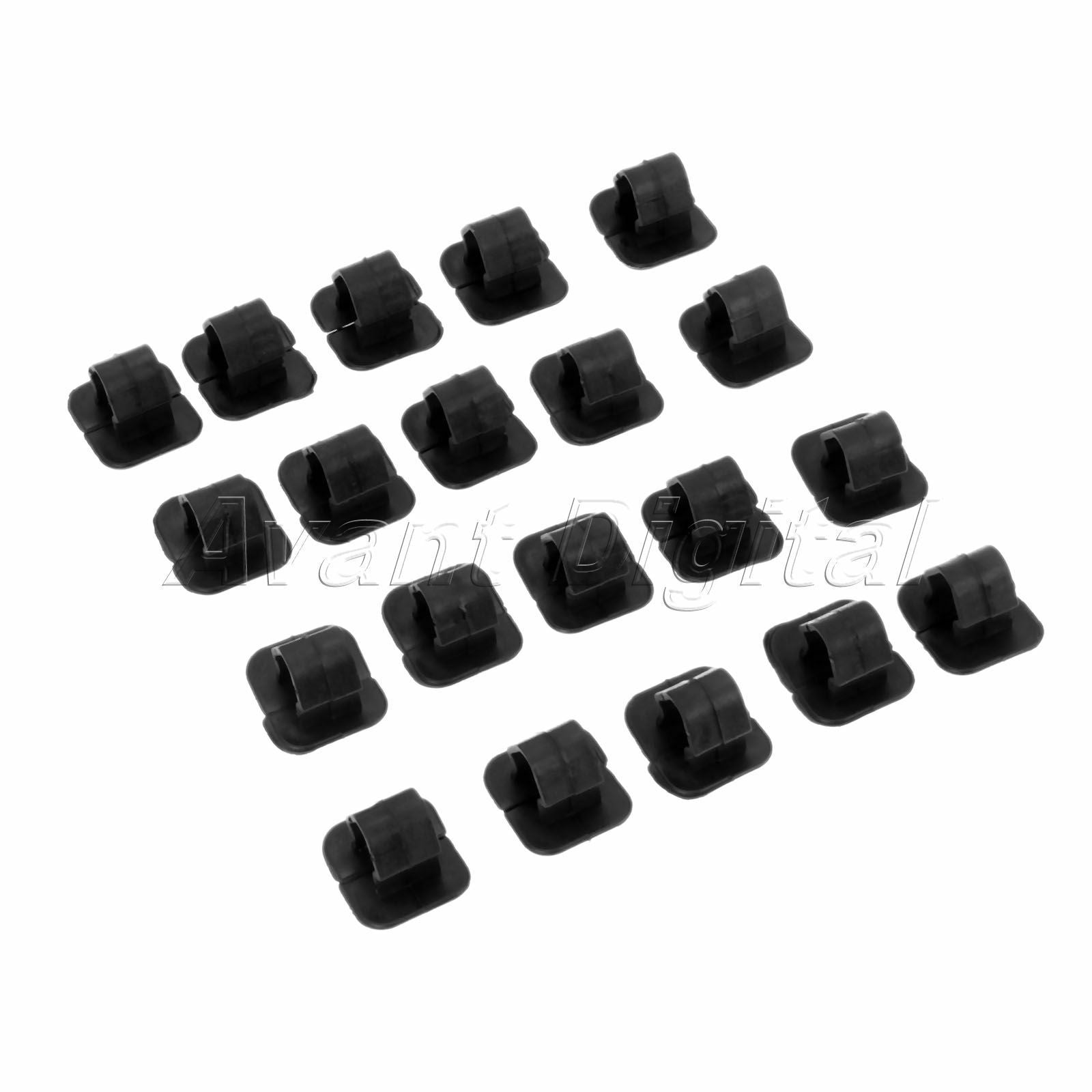 50PC Car Hood Cotton insulation lining Clips Fasteners Auto Plastic Clamp