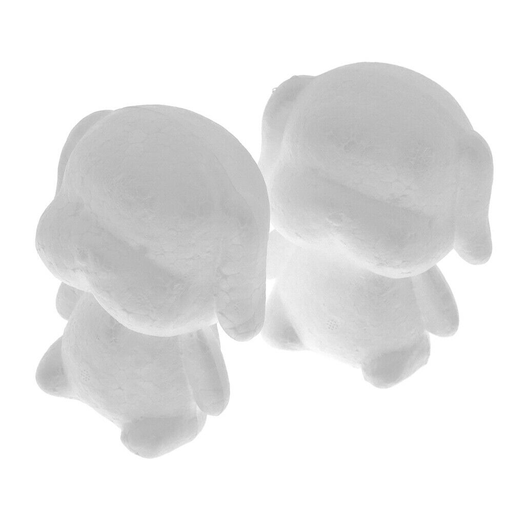 Set of 2 Polystyrene  Ornaments in Polystyrene And Polystyrene