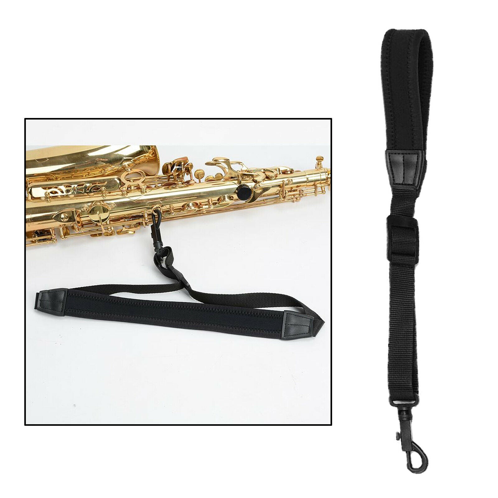 Saxophone Clarinet Neck Strap for Sax Tenor Baritone Horn Music Instrument