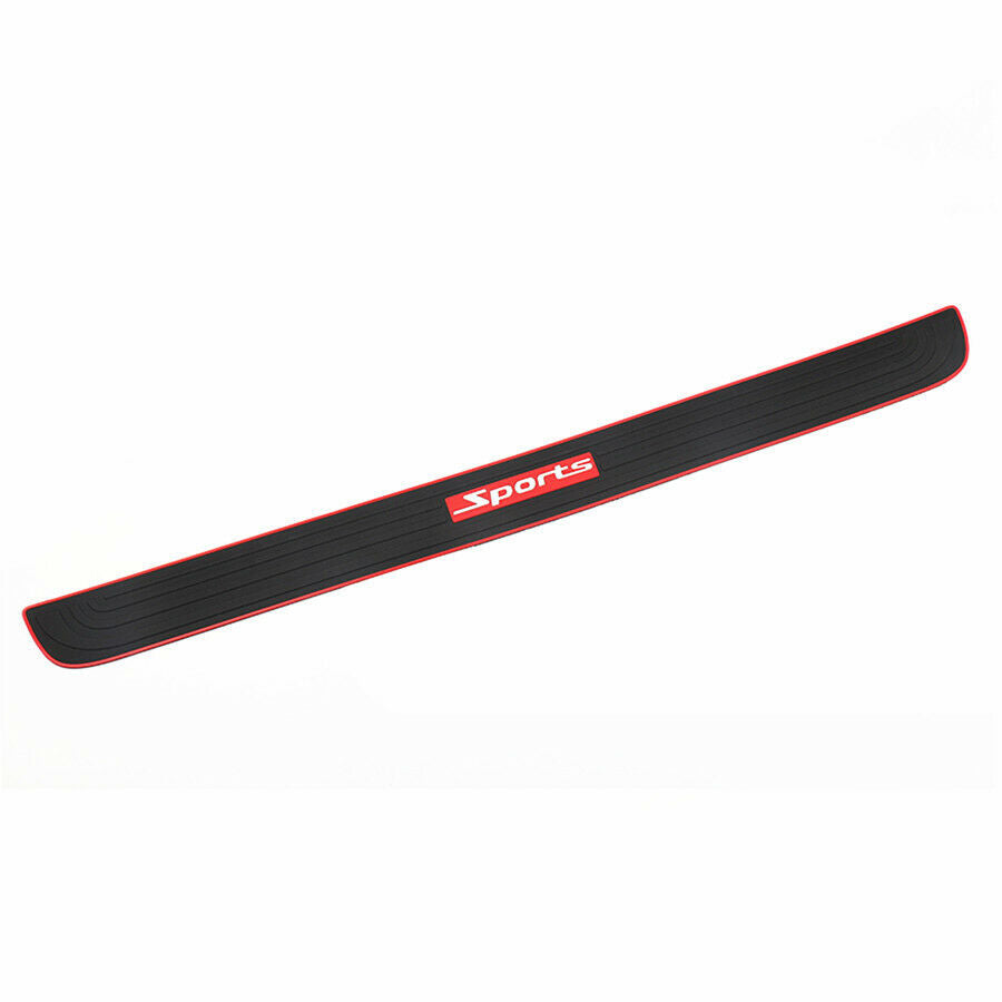 90cm*7.3cm Rubber Sports Car Rear Bumper Guard Scratch Protector Non-slip Cover