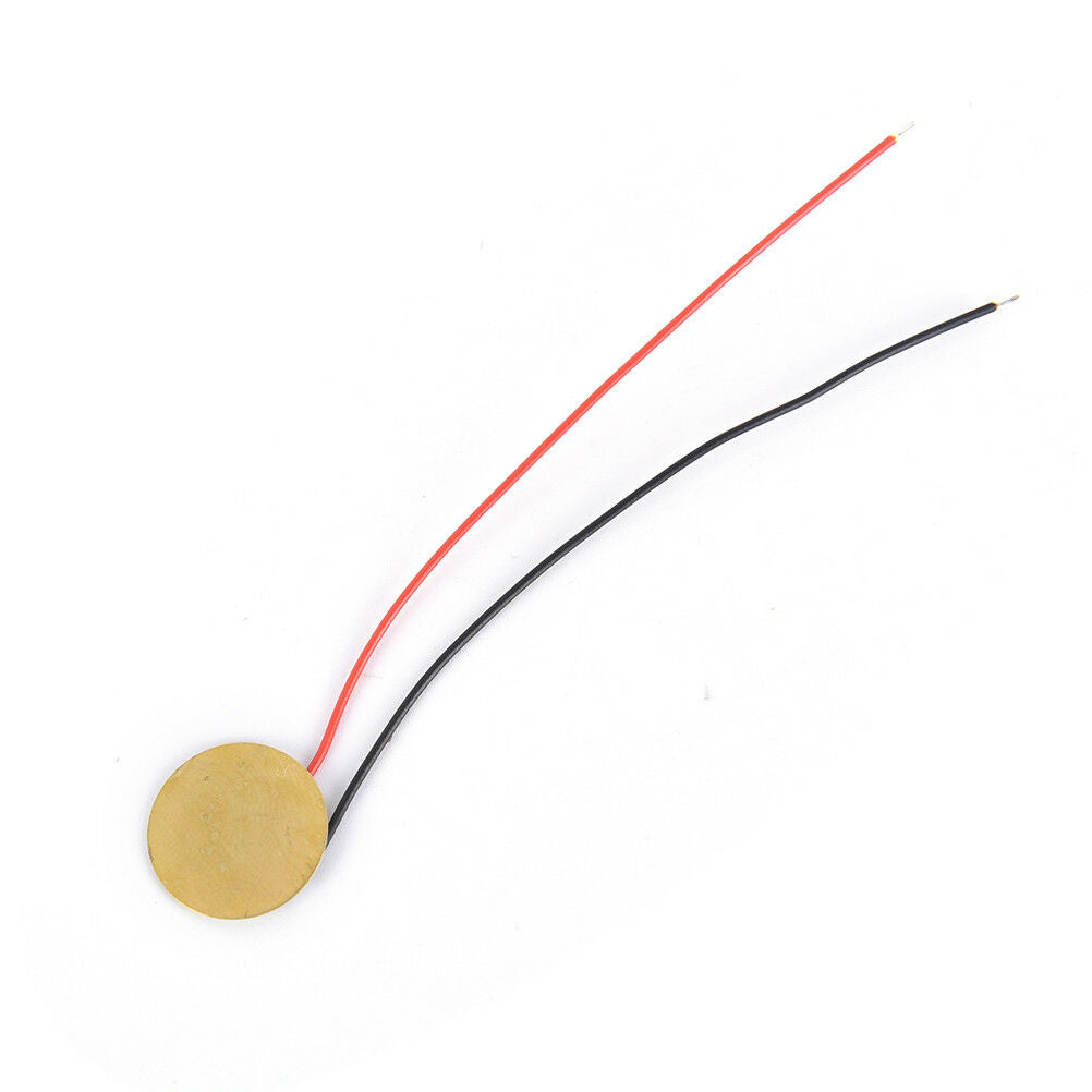 12pcs 15mm Piezoelectric Piezos Amplifiers Discs Leads For Guitar Pickup R.l8