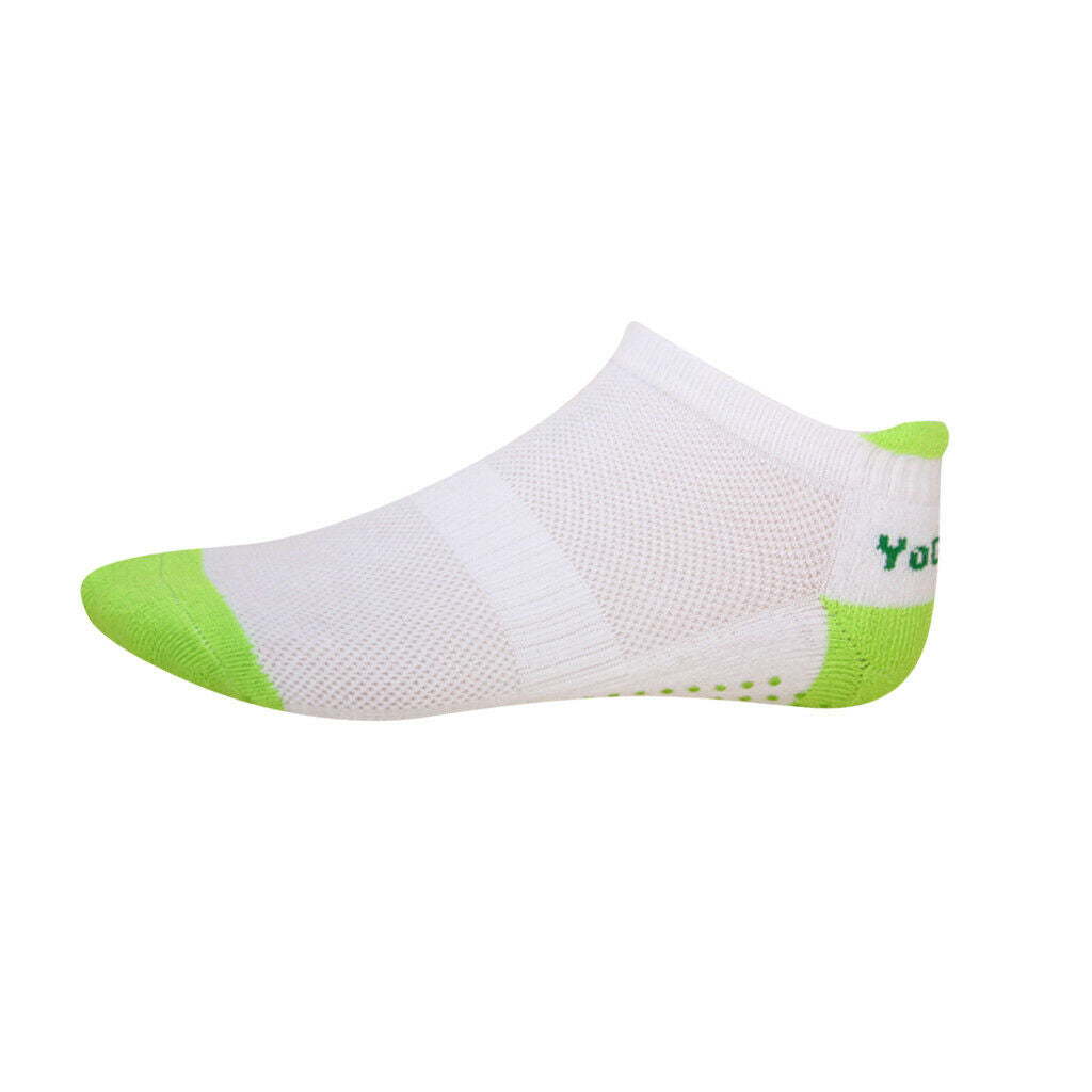 Women Non Slip Massage Granule Yoga Socks - Green