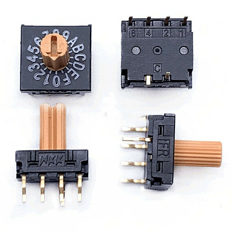 1pcs FR01 KR16P-ST Digital rotary encoder switch 16 gears 4:1 with handle