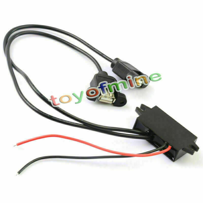 New DC-DC Converter Module 12V To 5V 3A 15W Duble USB Output Power Adapter AC