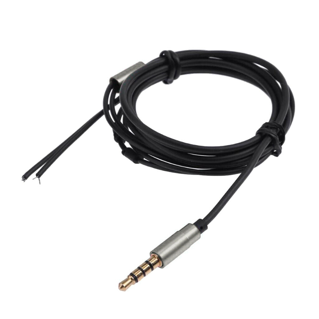 5x DIY Headphone Audio Cable Earphone Replacement Wire DIY 3.5MM Cable
