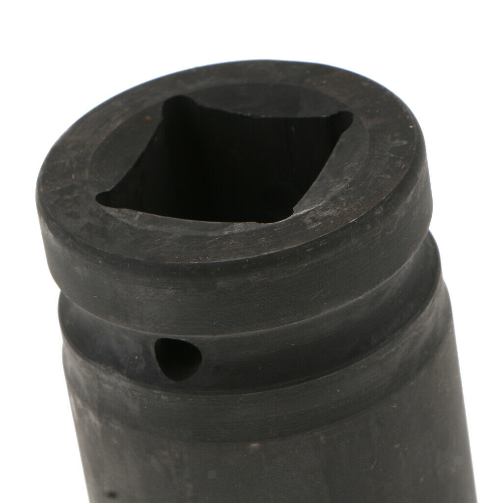 2pcs 6 Point Deep Impact Socket Square Drive Hand Ratchet 1inch 80x33x26mm