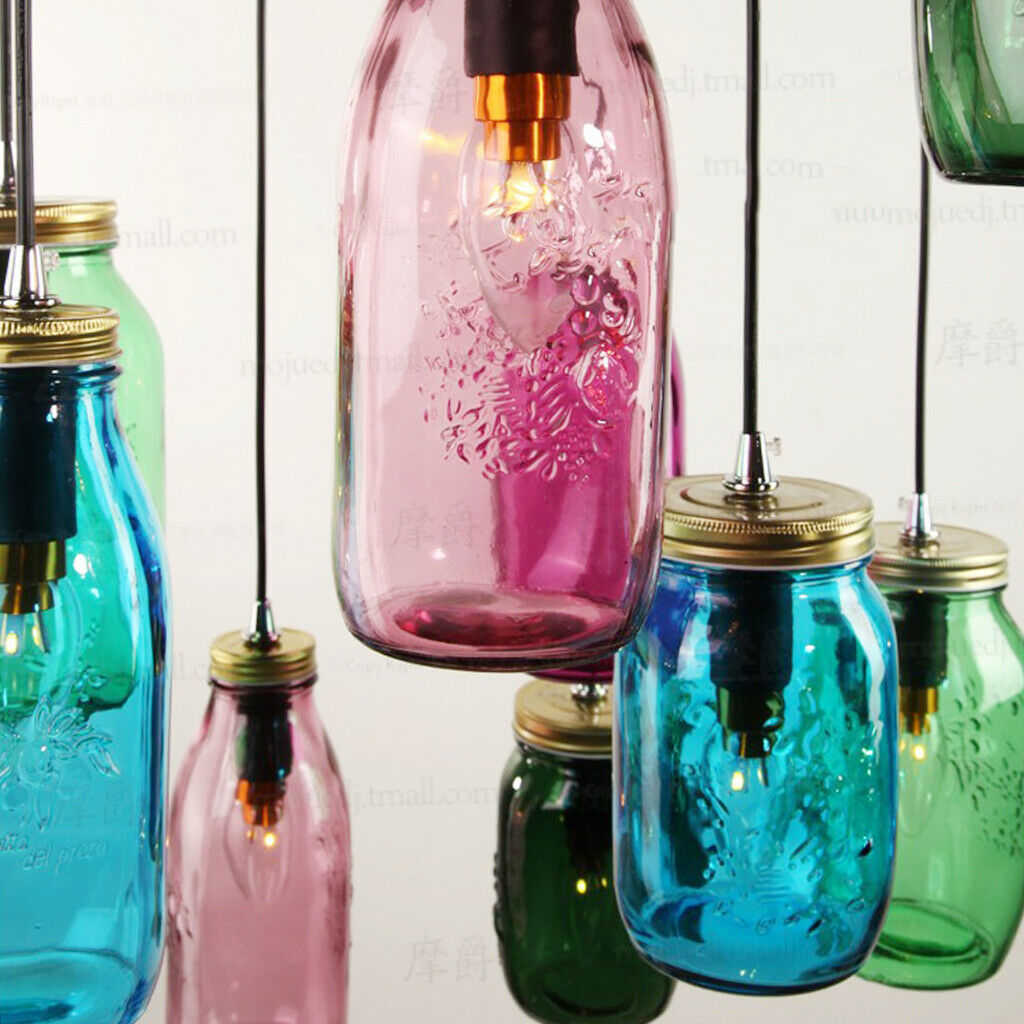 Bottle Ceiling Light Shade Cover Pendant Lampshade Fixtures Type 1 - Yellow
