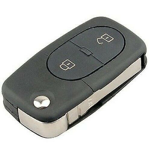 2 BUTTON REMOTE KEY CASE FOB REPAIR KIT CR2032 FITS AUDI