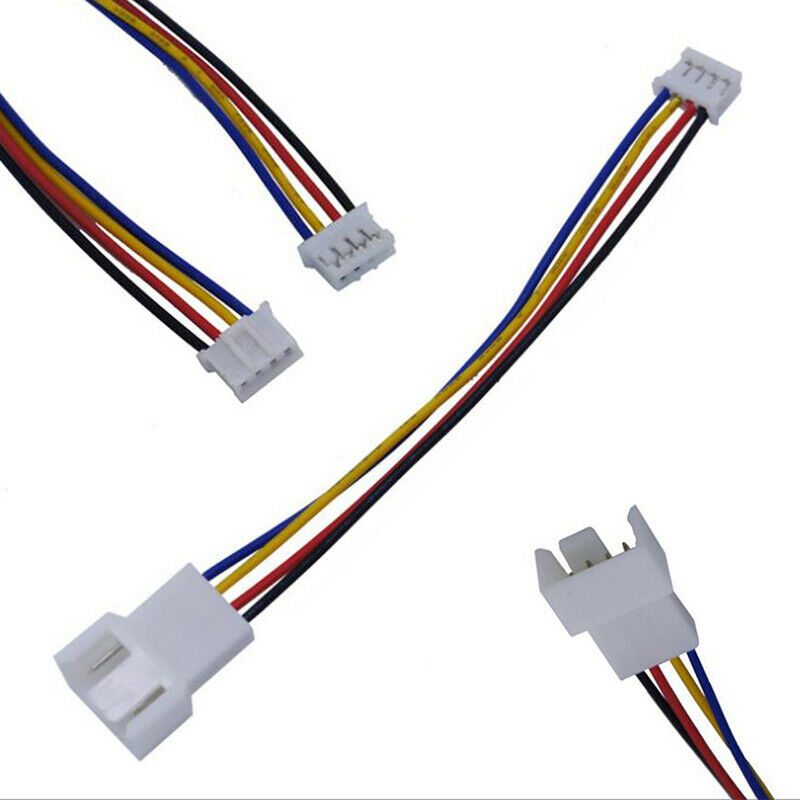 1Pcs Universal small 4 Pin fan PWM connector extension cable for  fan Int.l8