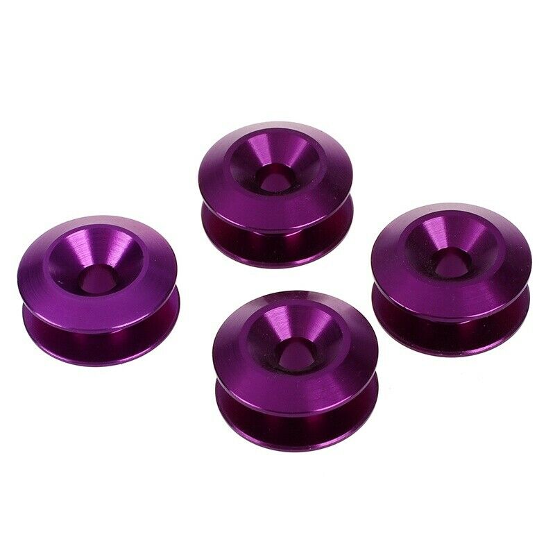 Purple  Release JDM Bumper Fender Trunk Fastener Screw Bolt Loop  Kit H1E9E9